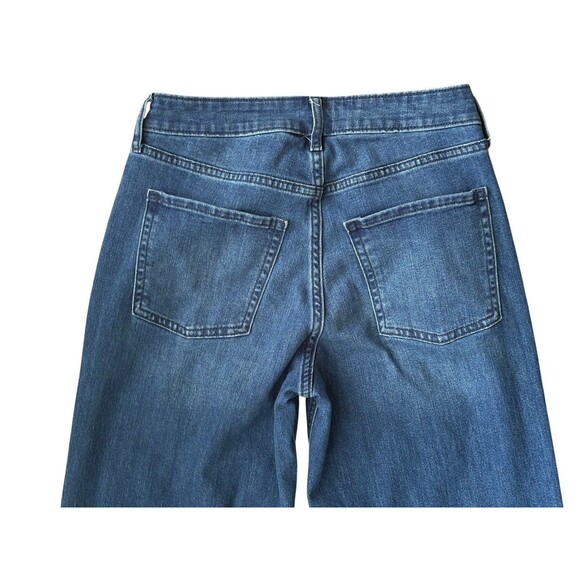 Old Navy High Rise Wow Wide Leg Jeans Women’s Size 4 Medium Wash Stretch - Picture 14 of 14